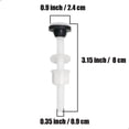 thumbnail image 2 of 4 Pack Toilet Seat Screws, Universal Plastic Toilet Seat Bolts With Washers Replacement, Pan Head Toilet Seat Bolts And Nuts For Top Mount Toilet Seat Hinges, 2 of 7