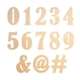 thumbnail image 1 of 18 In. Character @, Unfinished Vintage Monogram Wood Character. For your DIY Decor such as Door Hanger, Wall Decor, Character for Birthday, Wedding (@), 1 of 45