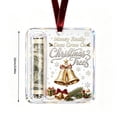 thumbnail image 5 of Christmas Cash Gift Ornament, Acrylic Christmas Money Holder for Cash, for Tree Hanging Holiday Present Giving, 5 of 7