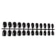thumbnail image 5 of Vogacara Paquete de 24 uñas postizas de ataúd resistentes a los arañazos y seguras para bailarinas cortas, uñas acrílicas elegantes únicas Type8 NO8, 5 of 6