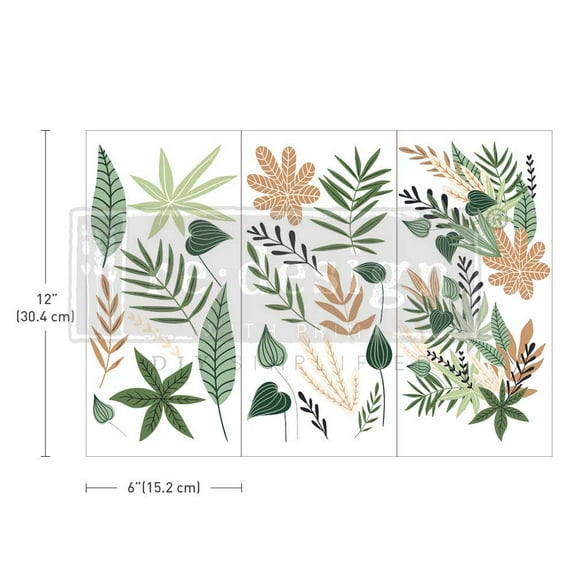 Prima Marketing Re-Design Decor Transfers 6"x12" 3/Sheets-Greenery House