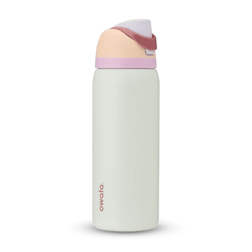 Termo Owala FreeSip de 32oz (946ml) de acero inoxidable térmico, Coastal Mist