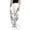 White, variant on Work Pants for Men Gothic Streetwear Casual Trousers for Everyday Outings with High Rise Comfortable Fit and Dark S