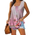 thumbnail image 5 of T-shirts pour Femmes Mode Femmes Imprimé Débardeurs Confortables Légers Camisole T-Shirt T-Shirt Imprimé Machine, 5 of 5