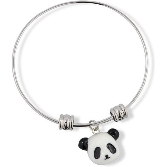 Panda Pandas Bracelet Bangle Charm Gift for Kids Women Men Girls and Boys Jewelry Panda Bear Gifts Giant Stuff Accessories Baby Decor