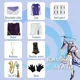 thumbnail image 3 of Disfraz de Cosplay de Genshin Impact Kamisato Ayato, uniforme, peluca, disfraces de Anime para Halloween para hombres, juego, 3 of 5