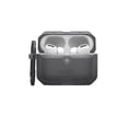 thumbnail image 5 of UAG AirPods Pro 3rd Gen Case, Translucent Rugged Military Grade Drop Proof Protective Cover with Detachable Carabiner Clip & Secure Lip Closure, Scout Smoke, 5 of 9