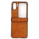 thumbnail image 1 of Funda para Oppo Find N2 Flip Cuero Sintético Ultra Delgada Funda Protectora de Teléfono a Prueba de Golpes para Oppo Find N2 Flip Marrón, 1 of 5