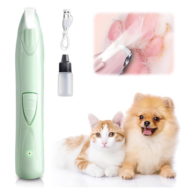 HLONK Dog Hair Trimmer New Rechargeable Dog Hair Trimmer With LED Light Multifunctional Pet Dog Hair Trimmer For Large Dogs Medium Dogs And Small Dogs