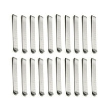 ACDANC 20Pcs Metal Sewing Clips Stainless Steel Hemming Clips Fabric Measuring Ruler