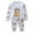 White, variant on Baby Clothes Boy Boys Fall/Winter Cute Long Sleeve Stretch Waistband 6M 1T 2T 3T Pajama Set Outfits 2Pcs