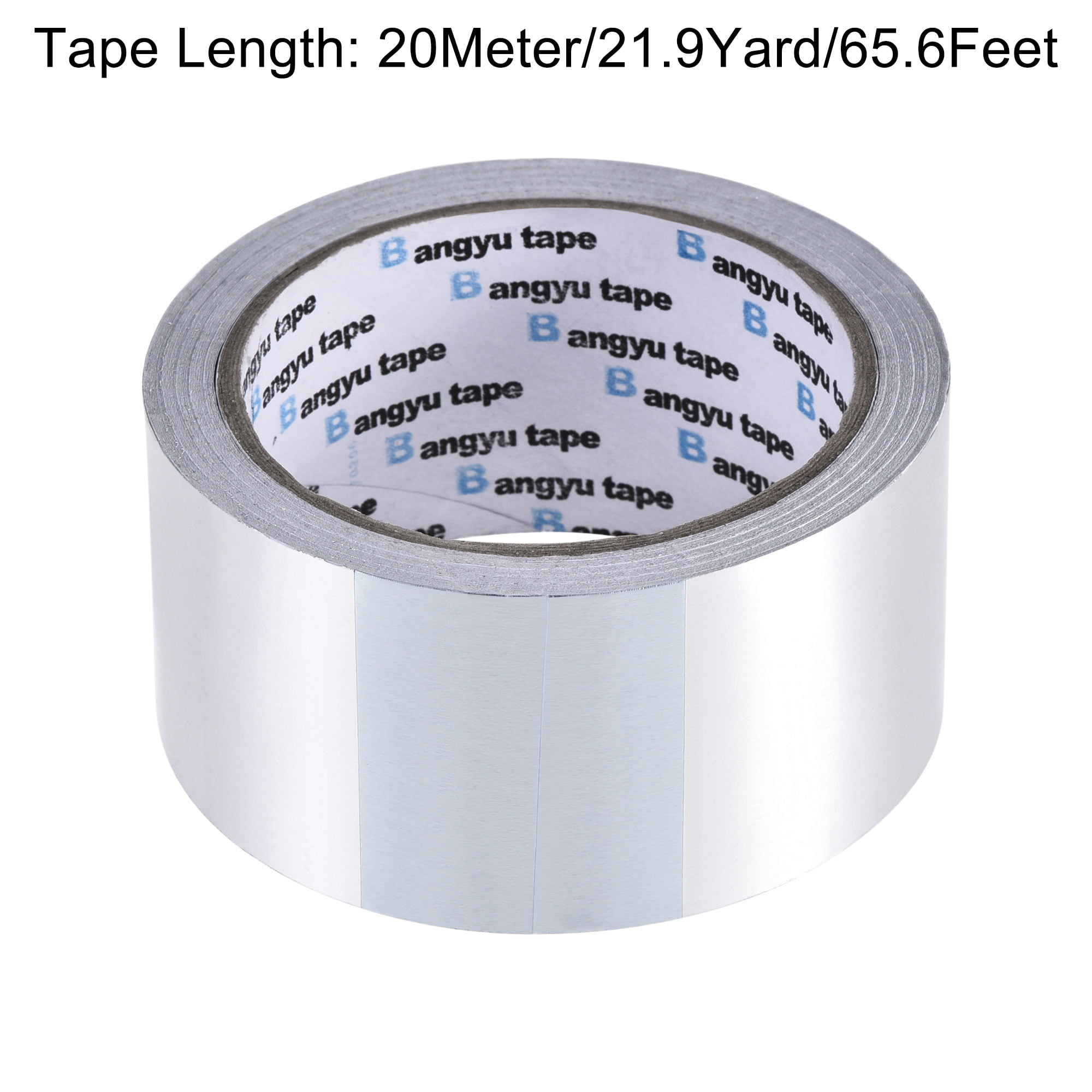 uxcell Heat Resistant Tape - High Temperature Heat Transfer Tape Aluminum  Foil Adhesive Tape 50mm x 20m(66ft)