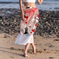 thumbnail image 6 of Valentine's Day Stylish Chiffon Summer Beach Dresses for Women, 6 of 6