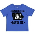 thumbnail image 3 of Inktastic Someone in Iowa Loves Me Souvenir Boys or Girls Toddler T-Shirt, 3 of 5