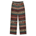 thumbnail image 2 of FORMRS Kids Pajama Pants with Pockets Size 6-8Y Boys Lounge Sleep Bottoms, Tribal Geometric, 2 of 8