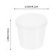 thumbnail image 4 of 100 vasos de plástico para salsa para llevar, recipientes para salsa de ensalada y condimentos con tapas., 4 of 8