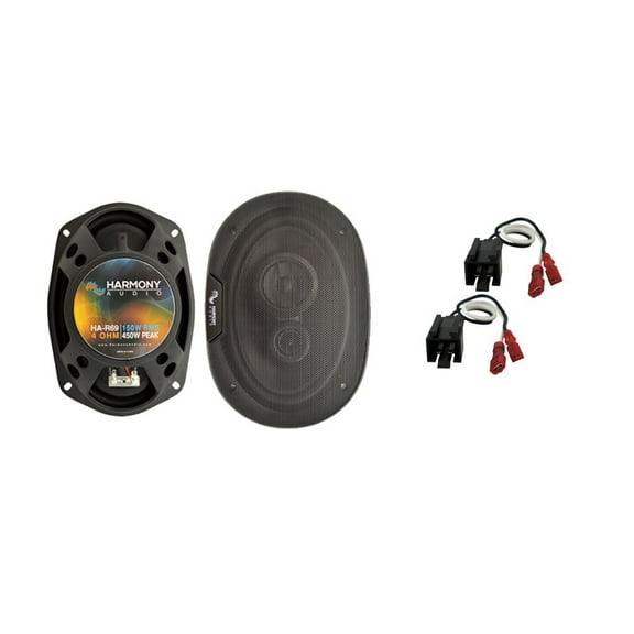 Fits Chrysler Sebring Coupe 2001 Rear Deck Replacement Harmony HA-R69 Speakers