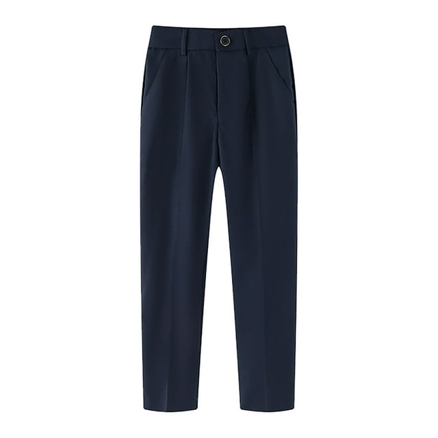Zmoon Children's Suit Trousers Boys Spring and Autumn Straight Pants Campus Middle and Large Children's Trousers Performance Piano Suit Trousers Children's Trousers