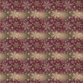 thumbnail image 1 of Ahgly Tapis d'Intérieur Lavable en Machine Carré Transitionnel Marron Rouge, 8 Pieds Carré, 1 of 7