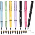 thumbnail image 1 of czcpp-6pcs Eternal Pencils Forever Infinity Mechanical Pencils With 12PCS Nibs Black Long Lasting Technology For School Office Professional Use, 1 of 4