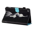thumbnail image 5 of SaniMore Wallet Case for Samsung Galaxy Tab A8 Case 10.5" 2022 SM-X200/X205, Auto Wake/Sleep PU Leather Case TPU Shell Painted Magnetic Clasp Card Slot Pen Holder Anti-slip Strip Stand Case, Girl, 5 of 9