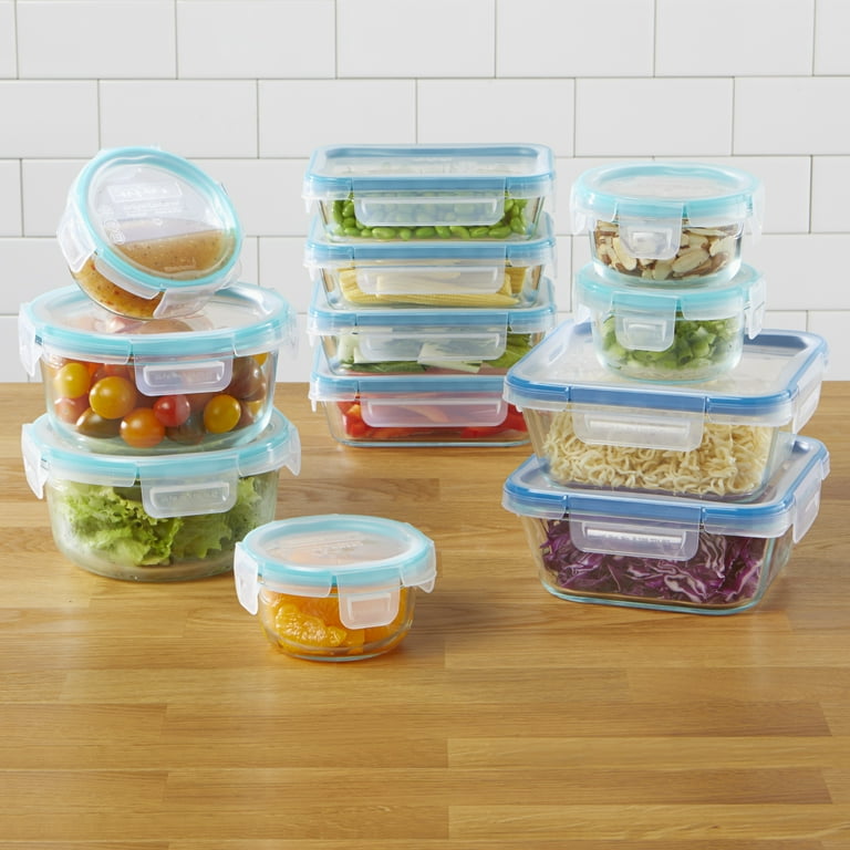 Snapware 24-Piece Pyrex Glass Food Storage Set with Airtight, Leak