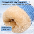 thumbnail image 2 of Guantes de Invierno Impermeables para Niños MoKo con Puños Elásticos Azules Talla M, 2 of 7