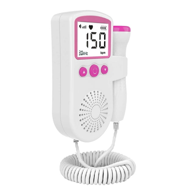 Monitor De Corazón Del Corazón Del Embarazo, Monitor De Frecuencia Cardíaca Fetal Sensible Al Bebé De La Pantalla LCD Para El Hogar Para El Hogar Para El Hogar