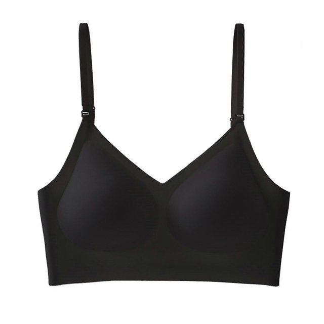No Underwire Seamlessly Bra Smooth Coverage Lightweight Nylon Supportive Comfort Fit Gym Office Everyday White XL