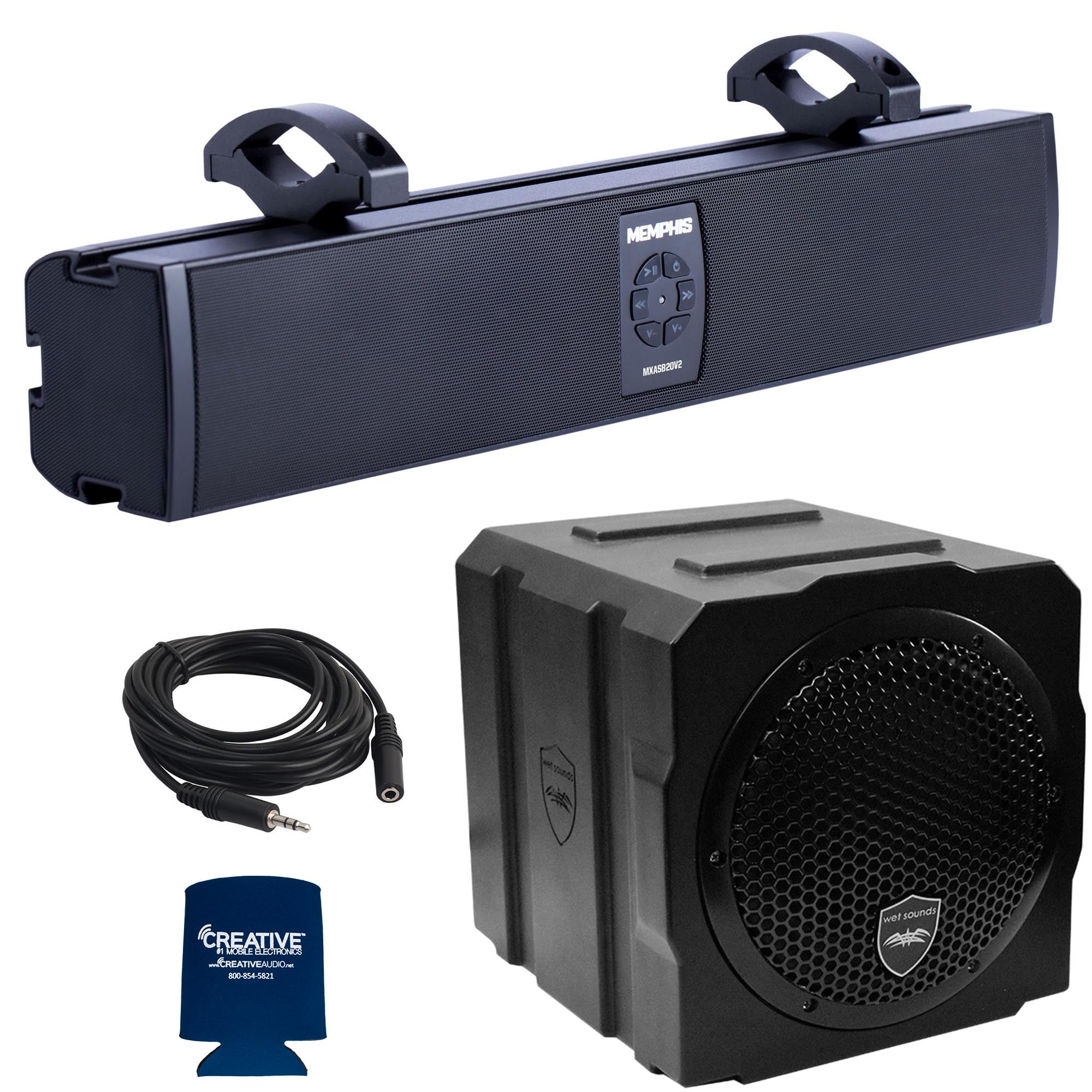 Memphis Audio UTV Audio Package MXASB20V2 20" Powersports Soundbar