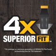 thumbnail image 2 of Brocas de impacto DEWALT FlexTorq Torx T25, paquete de 30, 2 of 8