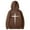 Brown, variant on Essentials Hoodie for Men Jesus Inspirational Religious Faith Cross Graphic Hooded Mens Casual Clothing,Black,S