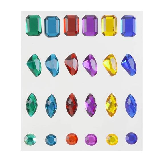 Recollections Jewel Bling Gemstone Stickers, 12 Pack