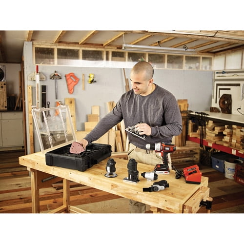 Black & Decker BDCDMT1206KITC 20V MAX MATRIX Lithium-Ion Cordless 6-Tool Combo Kit with Storage Case