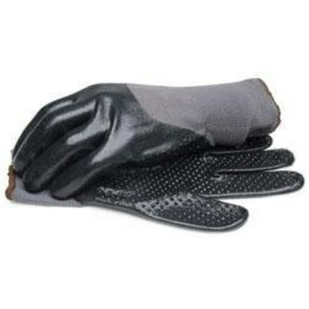 BLACKCANYON OUTFITTERS Nitrile Coated Glove with Dotted Palm and Knit Wrist - Large 1 Pair 37150/L Multi-Colored