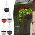 thumbnail image 2 of MOQIN 10 Inch Large Hanging Planters for Indoor Plants, Outdoor Hanging Planters, Grey, Honeycomb, for Garden Home Porch Decor, 2 of 5