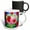 Multicolor, variant on 3drose, Valentines Day. Floral Heart Full of Red, Pink Rose Flowers for You, 15oz Mug