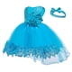 thumbnail image 3 of Vestido de bebé de 3, 6, 12, 18 y 24 meses, con flores, de malla, para fiesta, princesa pequeña, para recién nacidos, regalo de cumpleaños y Navidad, ropa para niños, 3 of 5