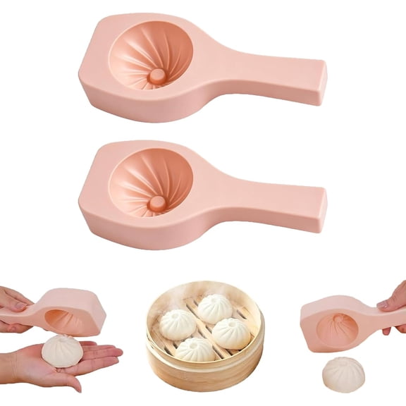 Dumpling Mold Silicone,Dumpling Maker Silicone,Dumplings Cake Pop Mold,2pcs | 3D Bun Shape Silicone Mold for DIY Crafts for Chocolate, Fondant, Soap, Candle, Resin and Handmade Projects