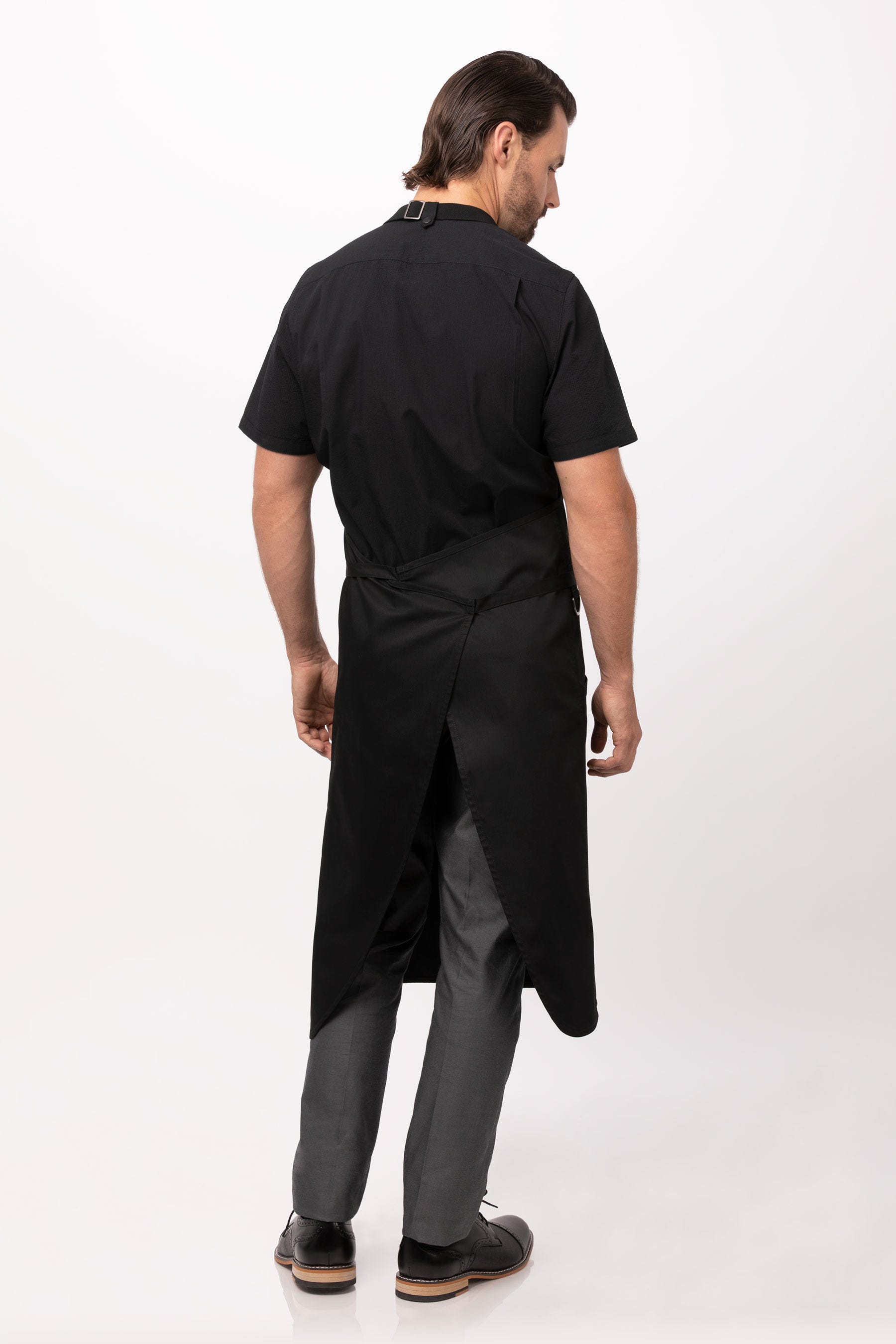 Chef Works Unisex Brio Chef's Bib Apron (ACN01BLK0)