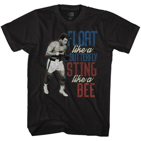 Muhammad Ali Like A Black Adult T-Shirt