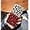 Clear Red, variant on Gemstone Case for iPhone 7 Plus/iPhone 8 Plus 5.5 Inch Fashion Luxury Bling Diamond Gemstone Cute Fuzzy Furry Plush Fluffy Fur Ball Pendant Soft TPU Back case