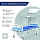 thumbnail image 2 of Cama Hospitalaria Manual Ajustable Con Mesa Colchon y Portasuero Big Room, 2 of 7
