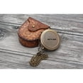 thumbnail image 2 of Rii Brand Brass Antique Color Engraved Compass to Daughter with Case, 2 of 6