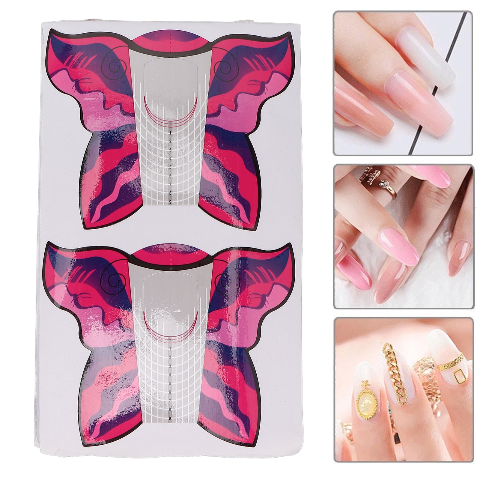 Nail Art Form Sticker, Rose Red Nail Extension Form Sticker Easy Wrap 100pcs Self Adhesive For Nail Salon For Nail Art DIY | Walmart Canada Nail Art Form Sticker, Rose Red Nail Extension Form Sticker Easy Wrap 100pcs Self Adhesive For Nail Salon For Nail Art DIY | Walmart Canada