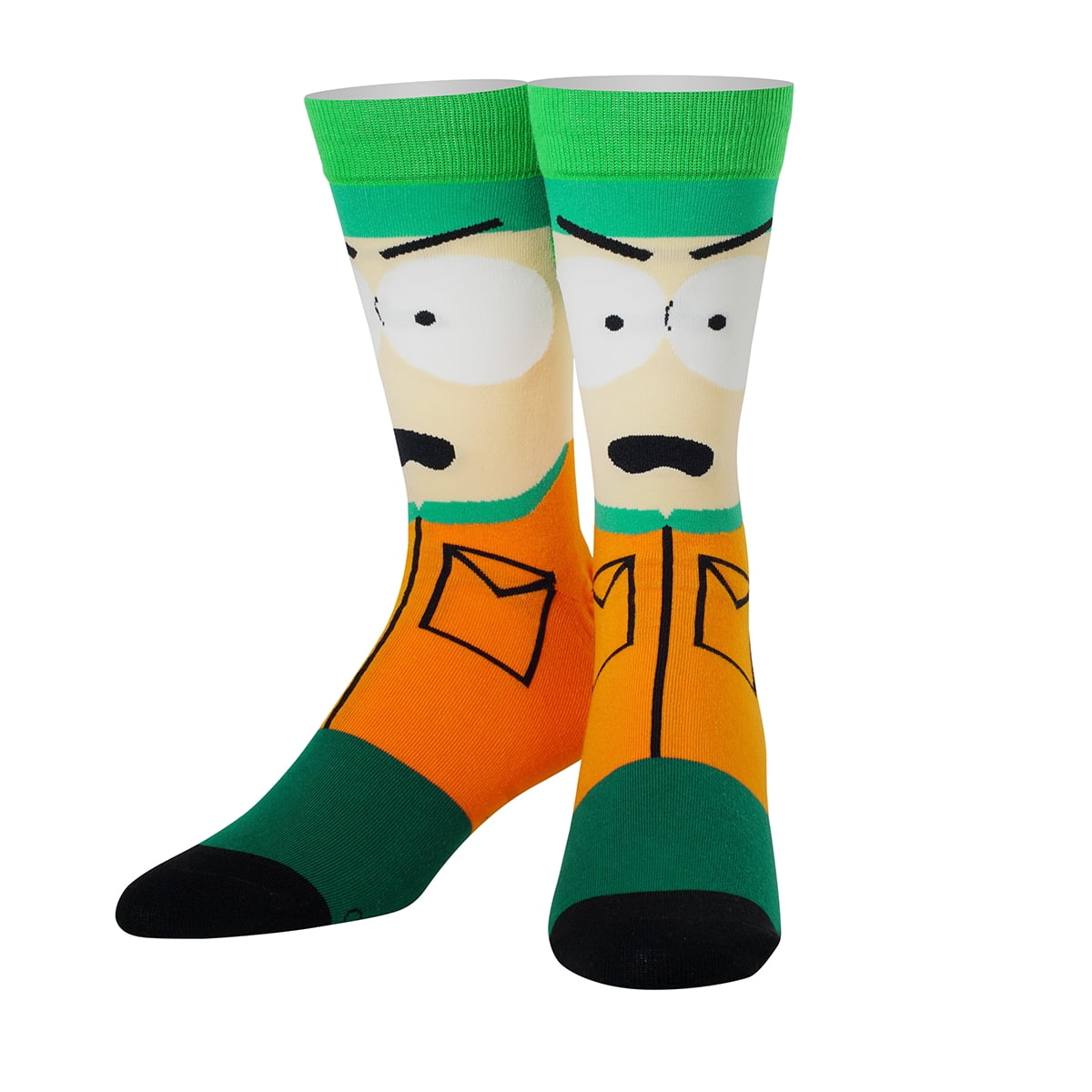 Odd Sox Odd Sox, Unisex, South Park, Kyle Broflovski, Crew Socks, Novelty Cartoon 90's