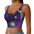 thumbnail image 2 of Disketp Astronaut for Breathable Sports Vest for Yoga, Fitness, and Dance Women's Sports Vest with Performance Stretch-Large, 2 of 8