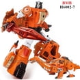 thumbnail image 4 of Figuras de acción transFormables 5 en 1 para niños, juguetes de película, Anime Devastator, dinosaurio, modelo de Robot, regalos de cumpleaños, 4 of 4