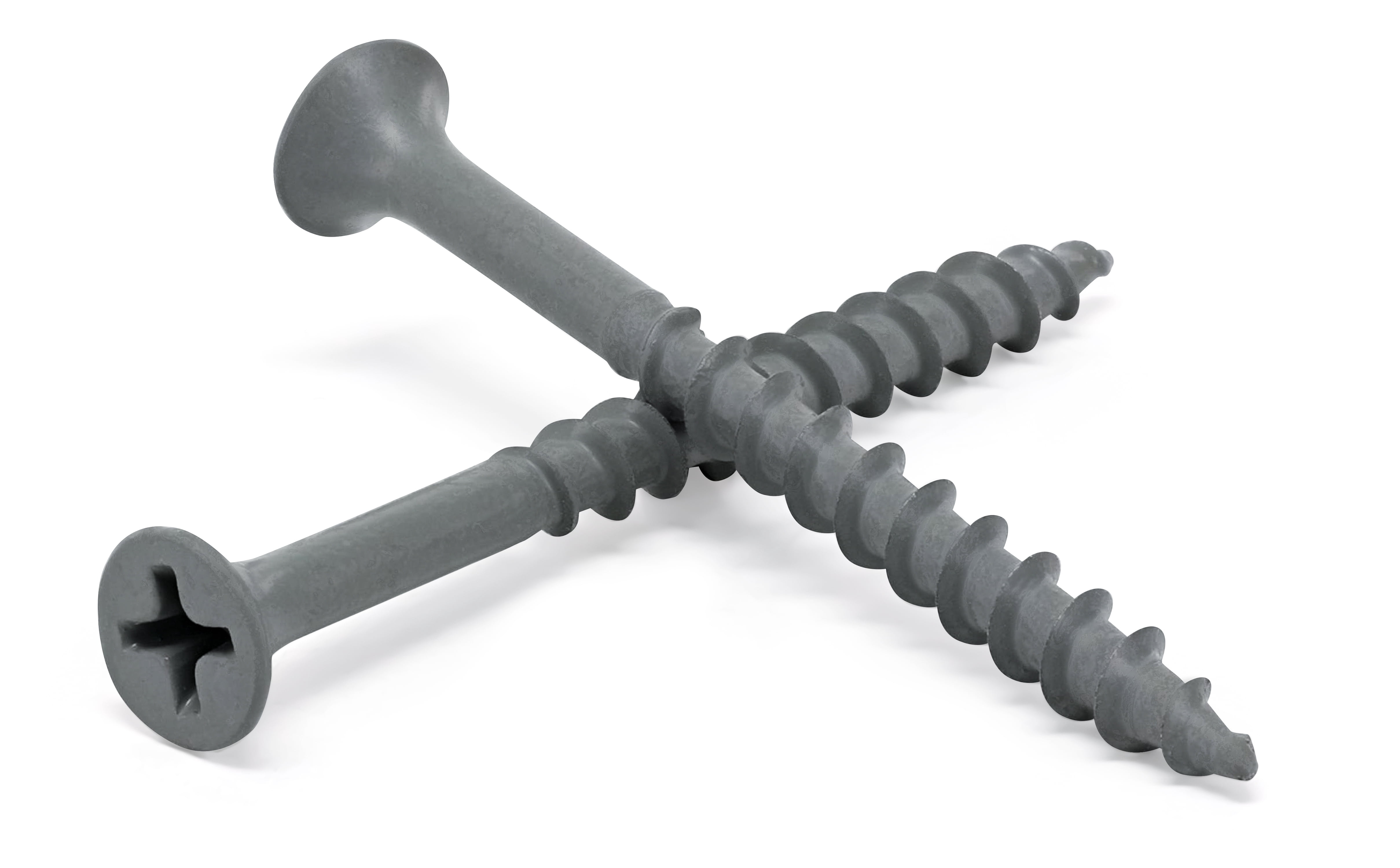 Fas-n-tite Exterior Wood Screw Assortment Tub, Various Sizes, Steel, Epoxy Coated, Gray, 300 pack