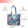 thumbnail image 4 of Pioneer Flower Floral Print Pattern Travel Tote Bags for Women Carry On,Large Weekender Bags for Women Travel,Multi Functional Duffle Bag for Work,Shopping,Sports, 4 of 5